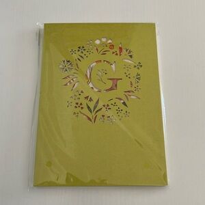 Anthropologie Initial G Journal